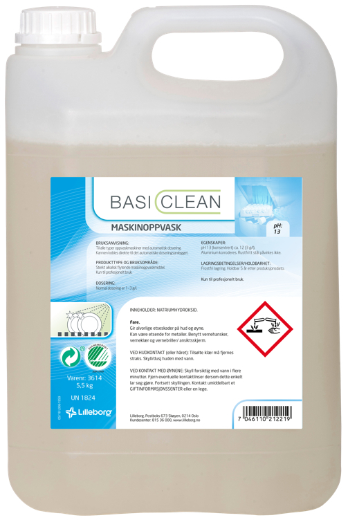 Basiclean maskinoppvask   5,5kg