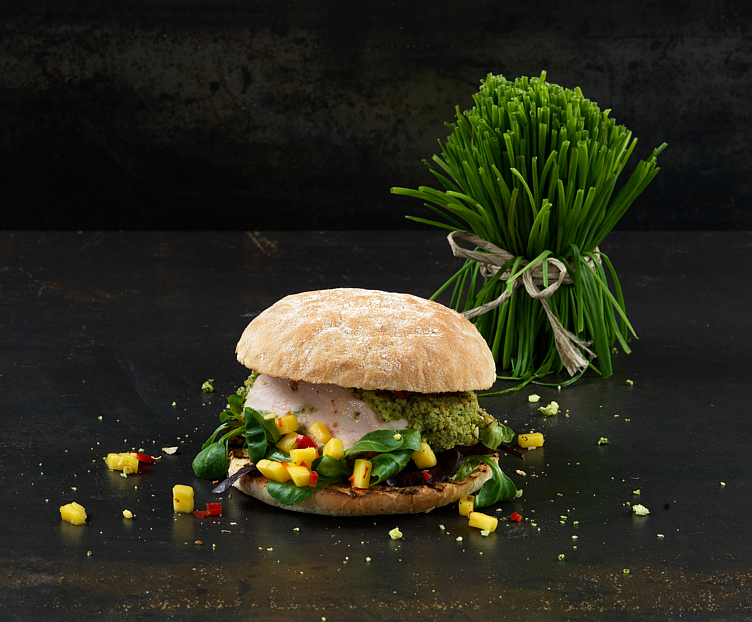 Hamburgerbrød gourmet   60x80g