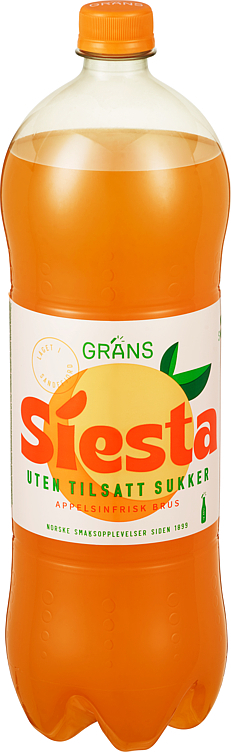 Siesta x u/sukker 6-pack  1,5lx6
