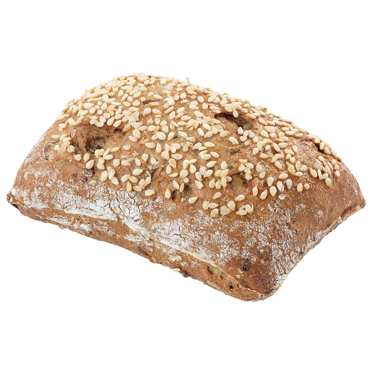 Fullkorn rundstykke med linfrø økol. 75x72gg