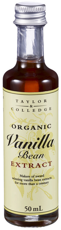 Taylor & colledge organic vanilla bean extract   50ml