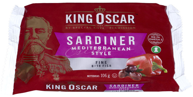 Sardiner mediterranean   106g
