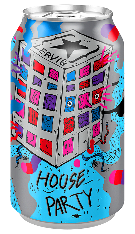 Lervig house party bx   4%   24x33cl