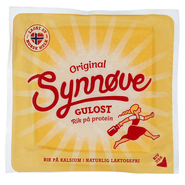 Synnøve gulost bit 450gr