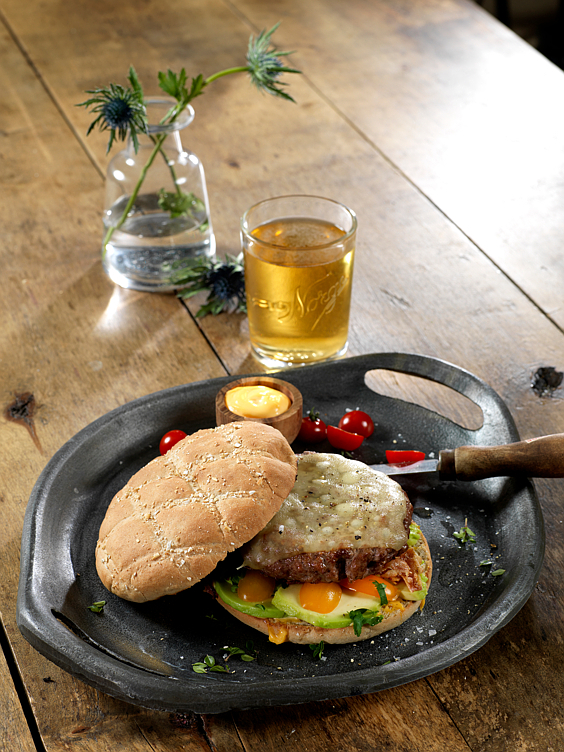 Hamburgerbrød buffalo havre   48x90g