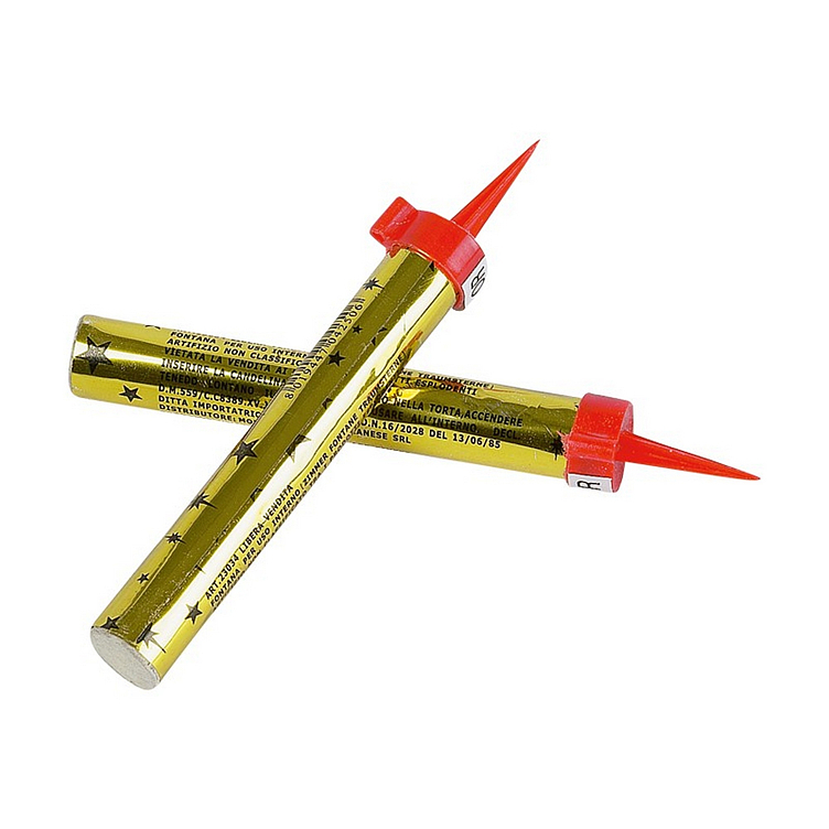 Isfakkel gull 15cm  36stk