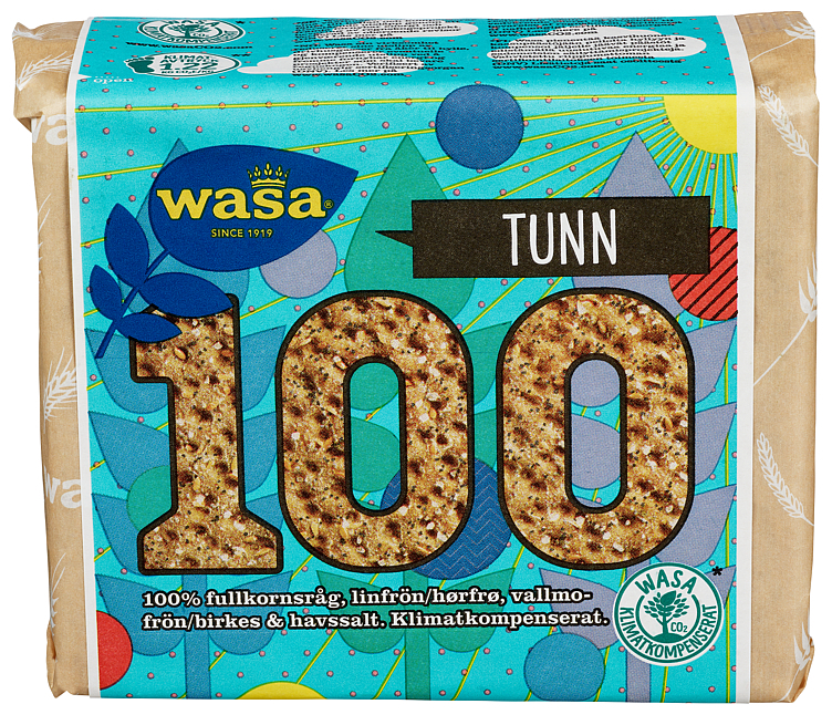 Wasa 100 frø & havsalt 245g