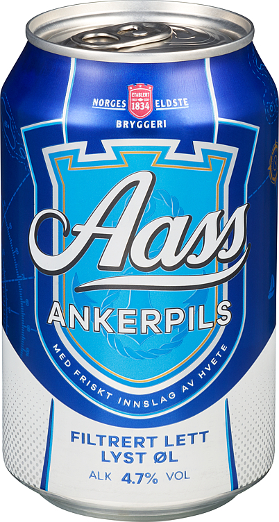 Aass ankerpils 12pk bx   4,7%   24x33cl