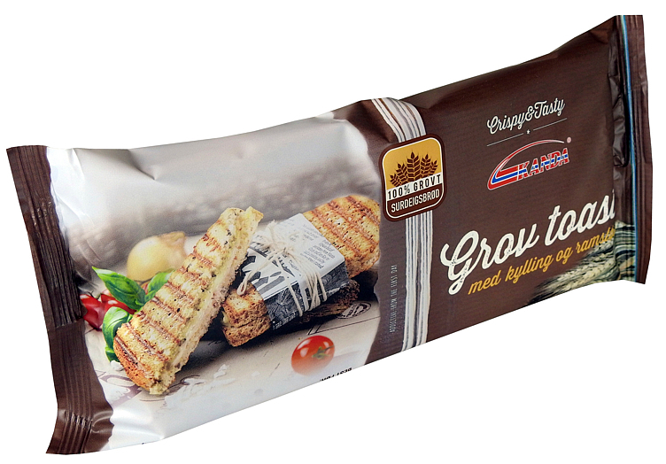 Grov toast 2-pk  190g