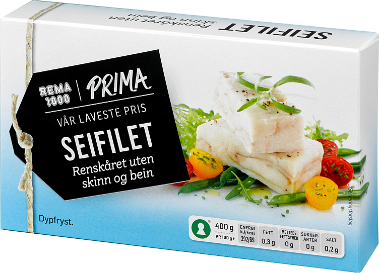 Seifilet u/skinn   400g
