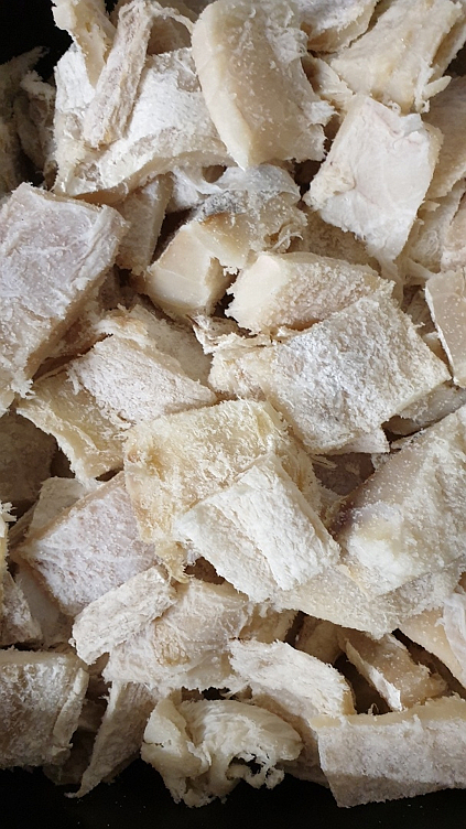 Klippfisk baccalao av norsk torsk u/ skinn og bein 5kg