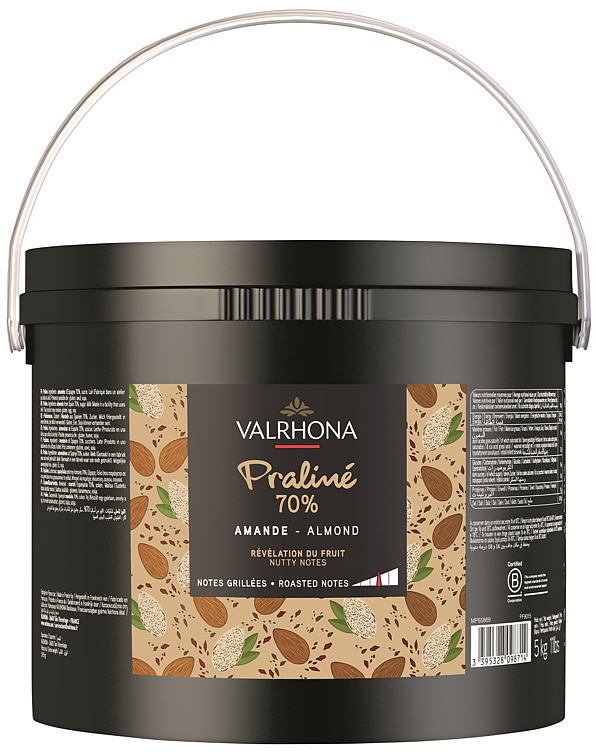 Praline 70% mandel valencia   5kg