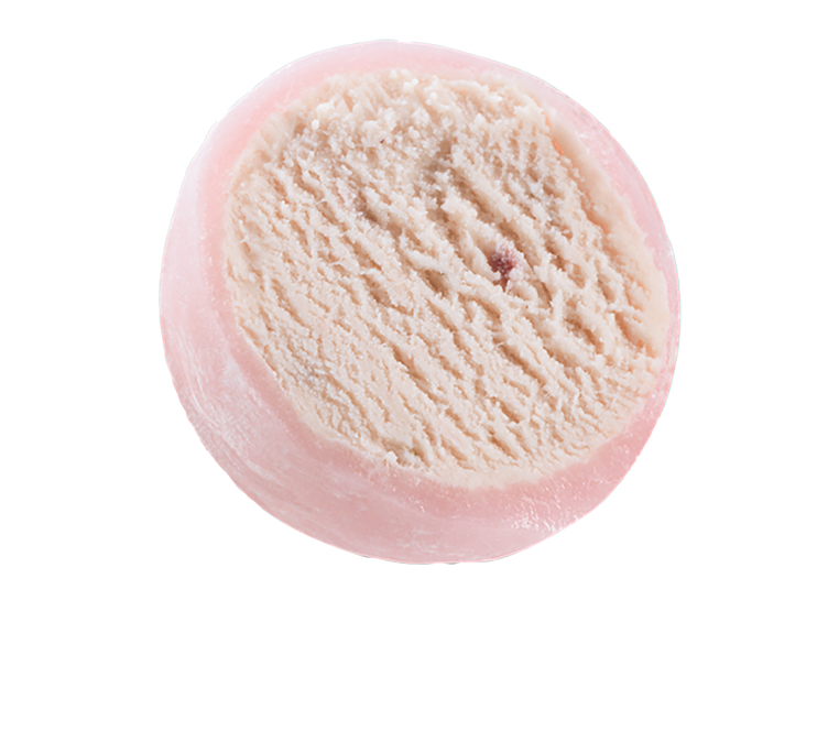 Jordbær mochi iskrem  60x32g