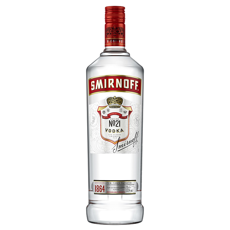 Smirnoff no. 21   37,5%   1l