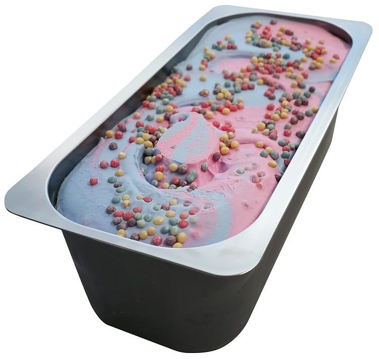 Unicorn iskrem blåbær og jordbær   4,5l