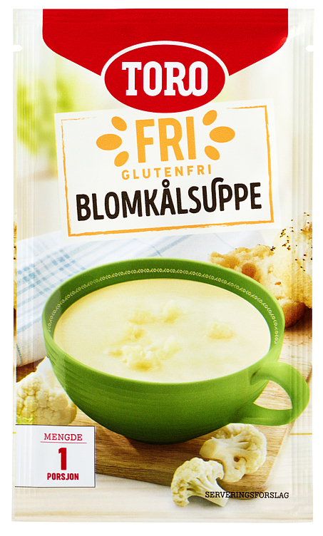 Toro fri blomkålsuppe porsjon glutenfri 20g