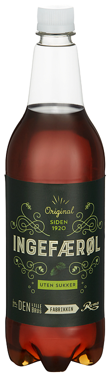 Ingefærøl uten sukker   12x1l