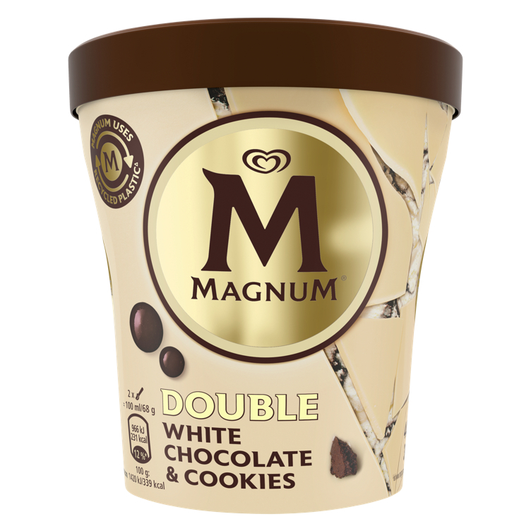 Magnum dessertis white chocolate & cookies  440ml