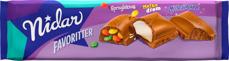 Nidar favoritter blå storplate 188g