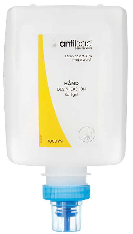Antibac hånddesinfeksjon for disp x softgel 1000ml  stk