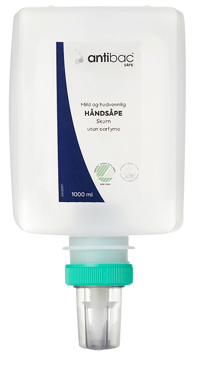 Antibac håndsåpe for disp x 1000ml skum  stk