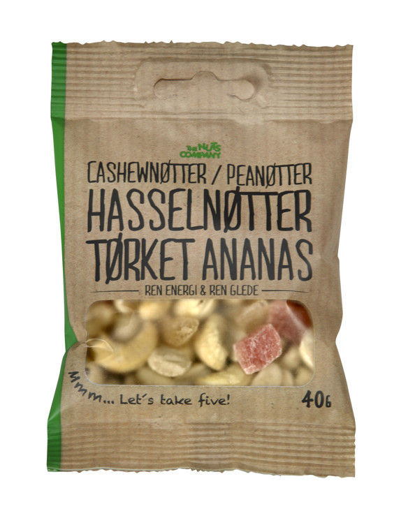 Nøttemix m/ananas 40g