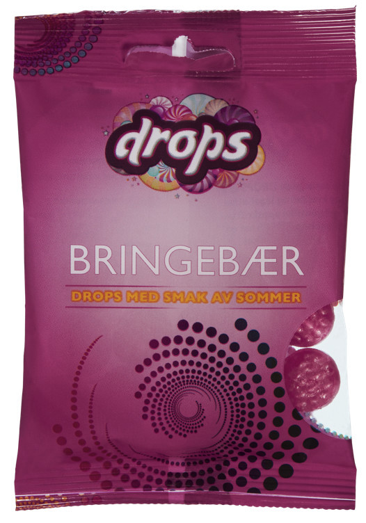 Bringebær drops 48g