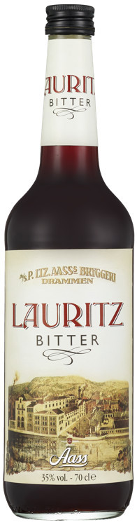 Aass lauritz bitter fl  35%  70cl