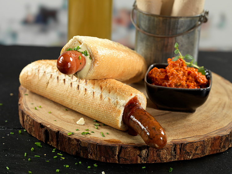 Fransk hot dog pølsebrød  40x65g