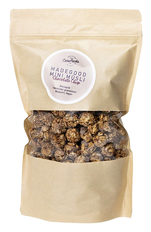 Müsli kuler chocolate chip, økol.glutenfri  500g