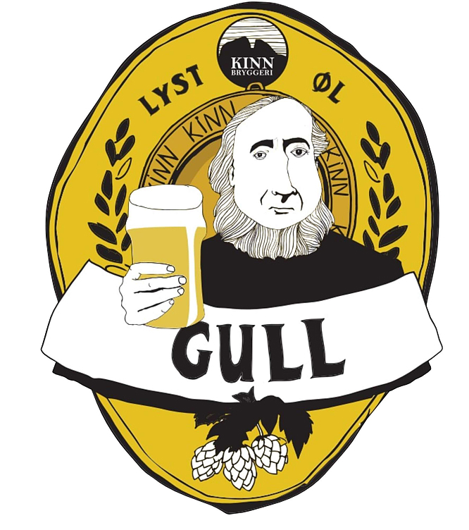 Kinn gull keykeg  4,5%  30l