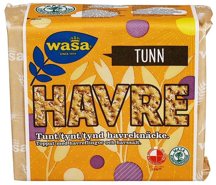 Wasa tynn havre   265g