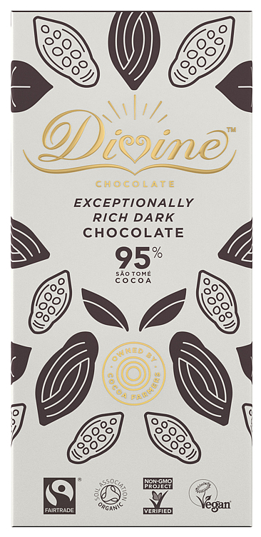 Dark chocolate 95%, økol.  80g