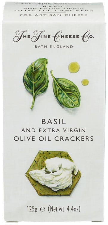 Crackers m/basilikum 125g