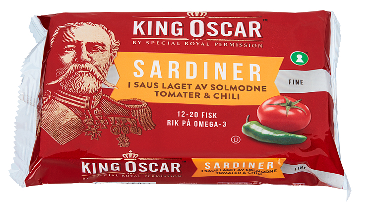 Sardiner tomat & chili  106g