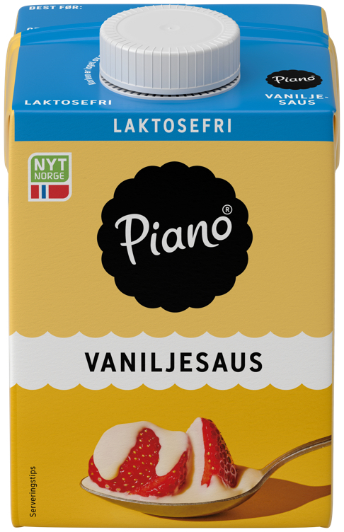Piano vaniljesaus laktosefri  0,5l