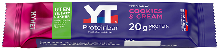 Yt proteinbar cookies & cream  50g