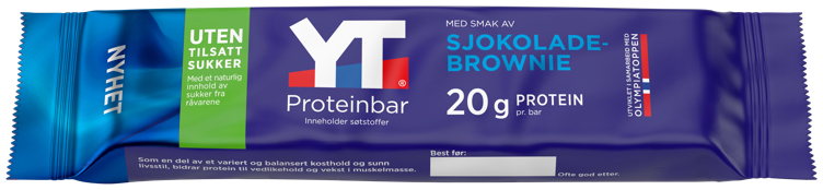 Yt proteinbar sjokoladebrownie  50g