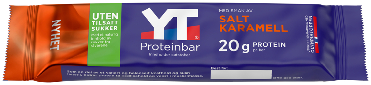 Yt proteinbar salt karamell  50g
