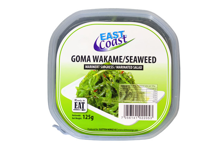 Sushi salat wakame sjøgressalat frossen ec   125g