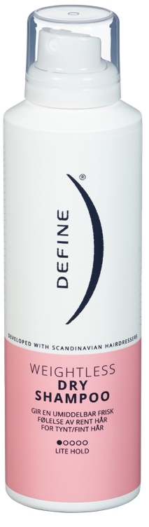 Define weightless dry shampoo   200ml