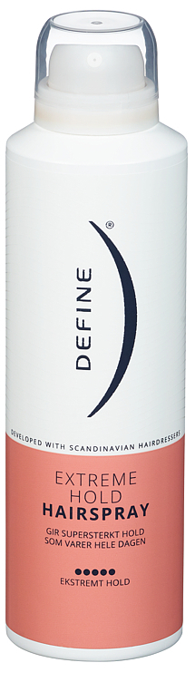 Define extreme hold hairspray   200ml