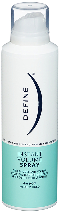 Define instant volume spray   200ml
