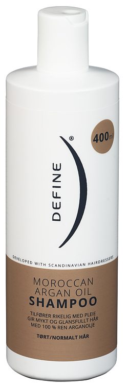 Define moroccan argan oil shampoo   400ml
