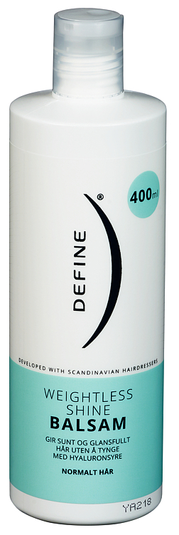 Define weightless shine balsam   400ml