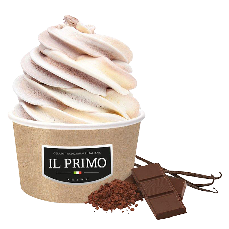 Iskrem sjokolade & vanilje  18x120g