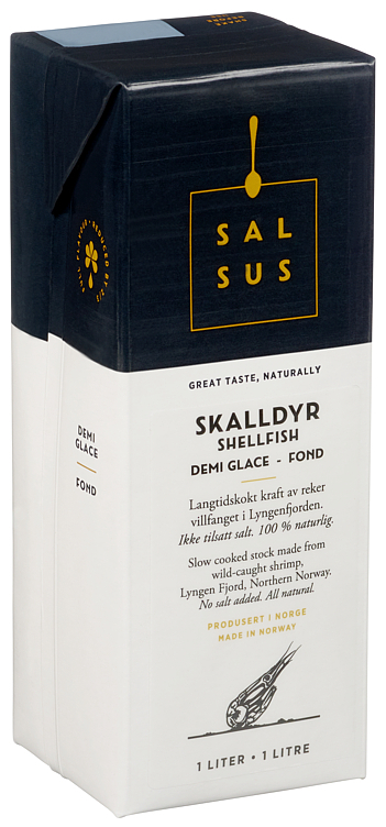 Skalldyr demi glace fond  1l
