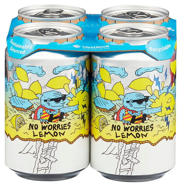 Lervig no worries lemon!!! alk.fri. pale ale bx 0,5% 24x33cl