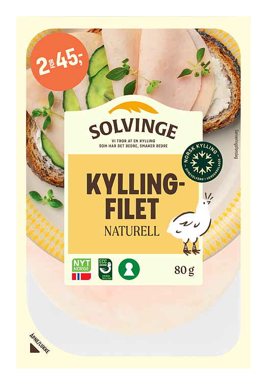Kyllingpålegg naturell 80g