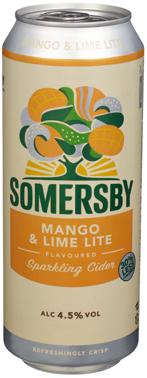 Somersby mango lime lite cider  4,5%  24x50cl